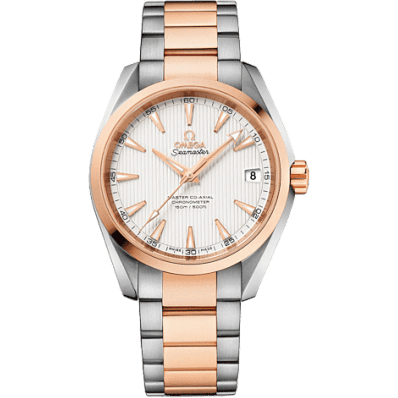 Omega Seamaster Aqua Terra 150m Master Co-Axial 38.5 Stainless Steel / Red Gold / Silver / Bracelet 231.20.39.21.02.001