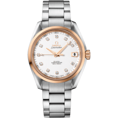 Omega Seamaster Aqua Terra 150M Co-Axial 38.5 Stainless Steel / Red Gold / Silver / Bracelet 231.20.39.21.52.003