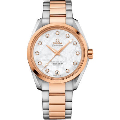 Omega Seamaster Aqua Terra 150M Master Co-Axial 38.5 Stainless Steel / Red Gold / MOP / Bracelet 231.20.39.21.55.003