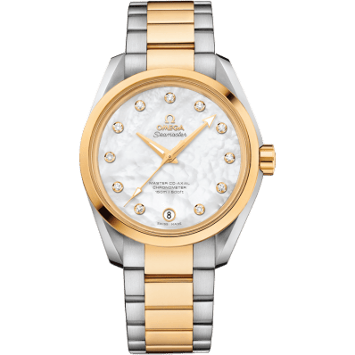 Omega Seamaster Aqua Terra 150M Master Co-Axial 38.5 Stainless Steel / Yellow Gold / MOP / Bracelet 231.20.39.21.55.004