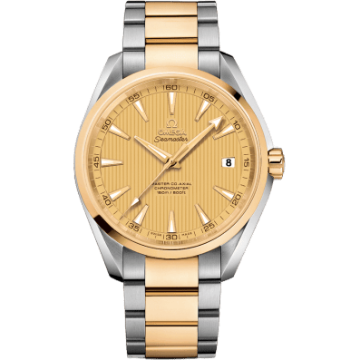 Omega Seamaster Aqua Terra 150m Master Co-Axial 41.5 Stainless Steel / Yellow Gold / Champagne / Bracelet 231.20.42.21.08.001