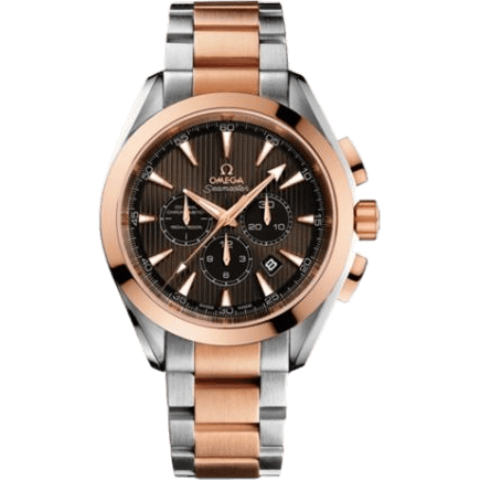 Omega Seamaster Aqua Terra 150M Co-Axial 44 Chronograph Stainless Steel / Red Gold / Grey / Bracelet 231.20.44.50.06.001