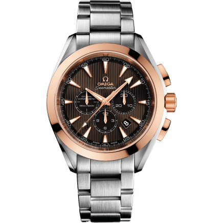 Omega Seamaster Aqua Terra 150M Co-Axial 44 Chronograph Stainless Steel / Red Gold / Grey / Bracelet 231.20.44.50.06.002