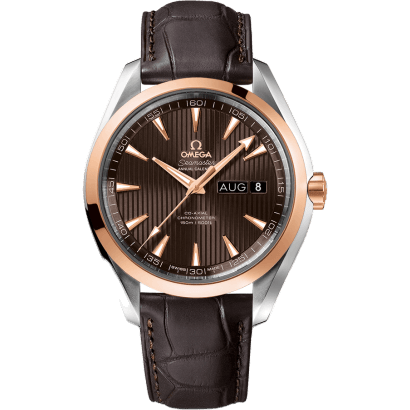 Omega Seamaster Aqua Terra 150M Co-Axial 43 Annual Calendar Stainless Steel / Red Gold / Grey 231.23.43.22.06.002