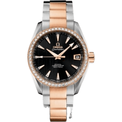 Omega Seamaster Aqua Terra 150M Co-Axial 38.5 Stainless Steel / Red Gold / Diamond / Black / Bracelet 231.25.39.21.51.001