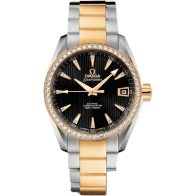 Omega Seamaster Aqua Terra 150M Co-Axial 38.5 Stainless Steel / Yellow Gold / Diamond / Black / Bracelet 231.25.39.21.51.002