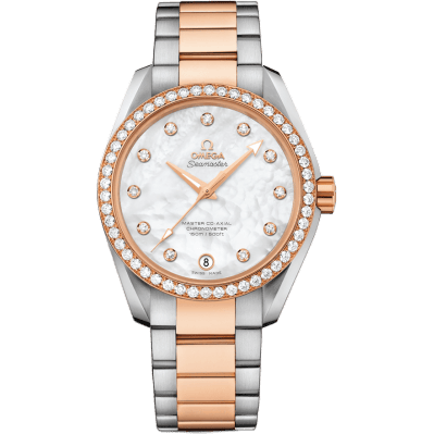 Omega Seamaster Aqua Terra 150M Master Co-Axial 38.5 Stainless Steel / Red Gold / Diamond / MOP / Bracelet 231.25.39.21.55.001