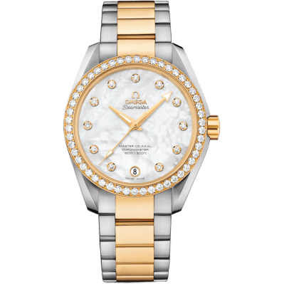 Omega Seamaster Aqua Terra 150M Master Co-Axial 38.5 Stainless Steel / Yellow Gold / Diamond / MOP / Bracelet 231.25.39.21.55.002