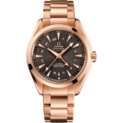 Omega Seamaster Aqua Terra 150M Co-Axial 43 GMT Red Gold / Grey / Bracelet 231.50.43.22.06.002