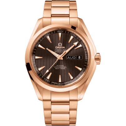 Omega Seamaster Aqua Terra 150M Co-Axial 43 Annual Calendar Red Gold / Grey / Bracelet 231.50.43.22.06.003
