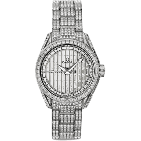 Seamaster Aqua Terra 150M Co-Axial 30 White Gold / Baguette / Baguette / Bracelet