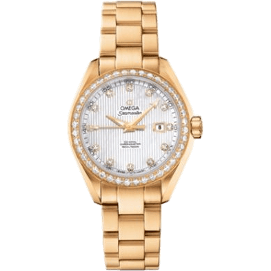 Seamaster Aqua Terra 150M Co-Axial 34 Yellow Gold / Diamond / MOP / Bracelet