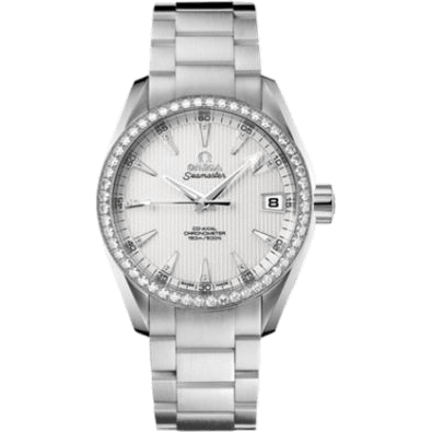Omega Seamaster Aqua Terra 150M Co-Axial 38.5 White Gold / Diamond / Silver / Bracelet 231.55.39.21.52.001