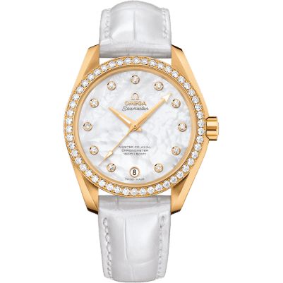 Omega Seamaster Aqua Terra 150M Master Co-Axial 38.5 Yellow Gold / Diamond / MOP 231.58.39.21.55.002