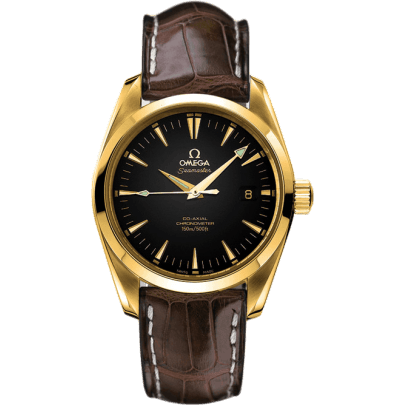 Omega Seamaster Aqua Terra 150M Co-Axial 39.2 Yellow Gold / Black 2603.50.37