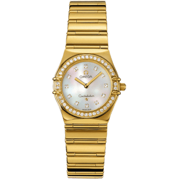 Omega Constellation Quartz 25.5 My Choice Yellow Gold / Diamond / MOP 1154.75.00