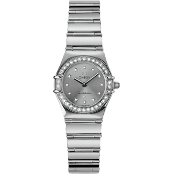 Omega Constellation Quartz 25.5 My Choice White Gold / Diamond / Grey 1165.36.00