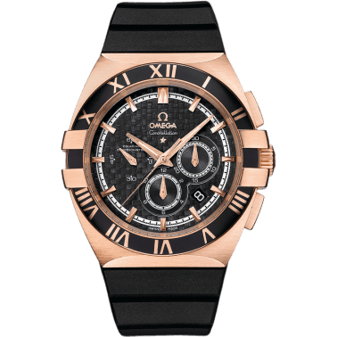 Constellation Co-Axial 41 Chronograph Double Eagle Red Gold / Carbon / Rubber