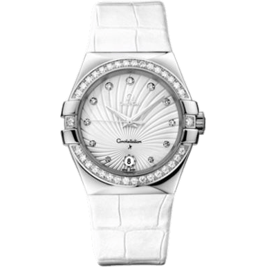 Constellation Quartz 35 Stainless Steel / Diamond / White Supernova / Alligator