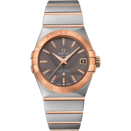 Constellation Co-Axial 38 Stainless Steel / Red Gold / Grey