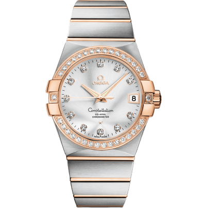 Constellation Co-Axial 38 Stainless Steel / Red Gold / Diamond / Silver