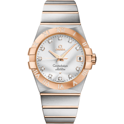Constellation Co-Axial 38 Stainless Steel / Red Gold / Diamond / Silver