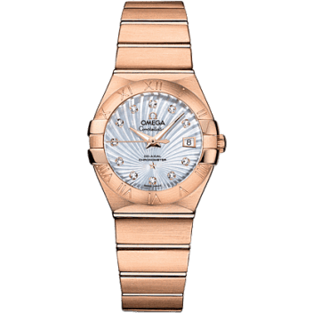 Constellation Co-Axial 27 Brushed Red Gold / MOP Supernova