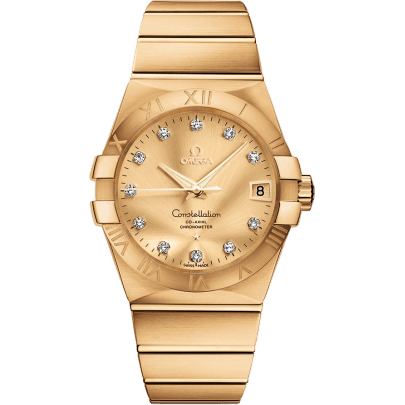 Constellation Co-Axial 38 Yellow Gold / Champagne
