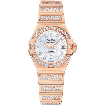 Constellation Co-Axial 27 Polished Red Gold / Snow / MOP Supernova