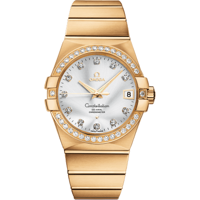 Constellation Co-Axial 38 Yellow Gold / Diamond / Silver