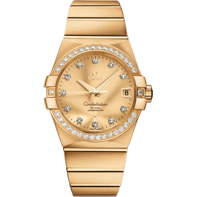 Constellation Co-Axial 38 Yellow Gold / Diamond / Champagne