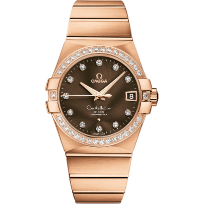 Constellation Co-Axial 38 Red Gold / Diamond / Brown