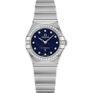 Constellation Manhattan 25 Quartz Stainless Steel / Aventurine / Diamond