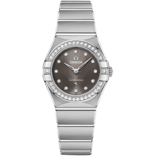 Constellation Manhattan 25 Quartz Stainless Steel / Grey - Diamond / Diamond