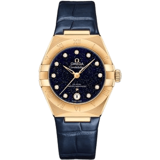 Constellation Manhattan 29 Co-Axial Master Chronometer Yellow Gold / Aventurine