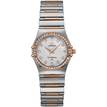 Omega Constellation Quartz 25.5 '95 Stainless Steel / Red Gold / Diamond / MOP 1358.75.00
