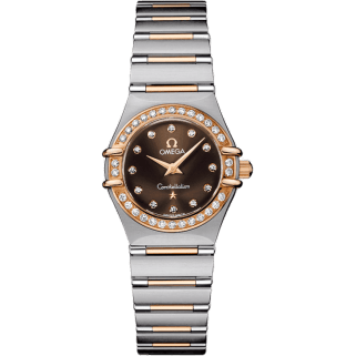 Constellation Quartz 22.5 '95 Stainless Steel / Red Gold / Diamond / Brown
