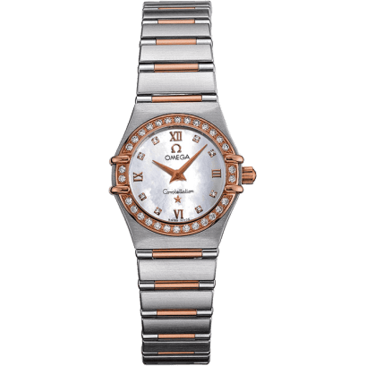 Omega Constellation Quartz 22.5 Stainless Steel / Red Gold / Diamond / MOP 1360.76.00