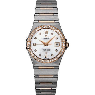 Constellation Automatic 27.5 Stainless Steel / Red Gold / Diamond / MOP
