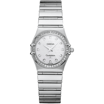 Omega Constellation Quartz 25.5 '95 Stainless Steel / Diamond / MOP 1458.75.00