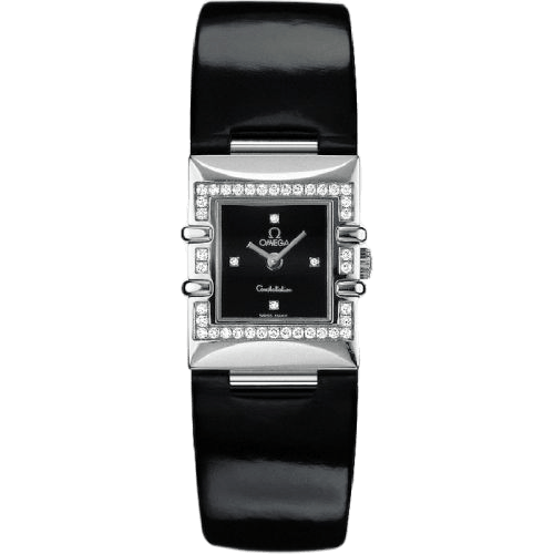 Constellation Quadra Quartz 19.3 Stainless Steel - Diamond / Black / Strap