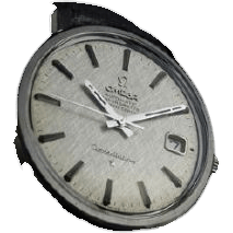 Omega Constellation Stainless Steel / Silver Silk / Strap ST 168.0018
