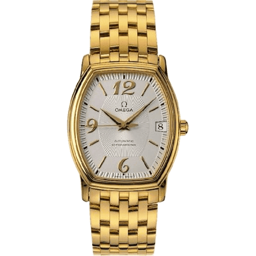 De Ville Prestige Automatic 31.2 Tonneau Yellow Gold / Silver / Bracelet