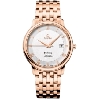 De Ville Prestige Co-Axial 36.5 Red Gold / Silver/ Bracelet