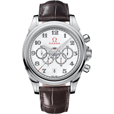 De Ville Co-Axial 41 Chronograph Stainless Steel / White / Olympic Timeless