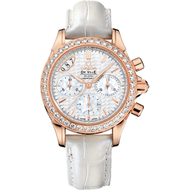 De Ville Co-Axial 35 Chronograph Red Gold / Diamond / Silver