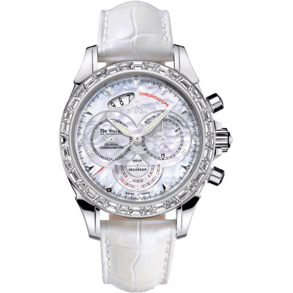De Ville Co-Axial 41 Chronoscope Palladium Baguette / MOP