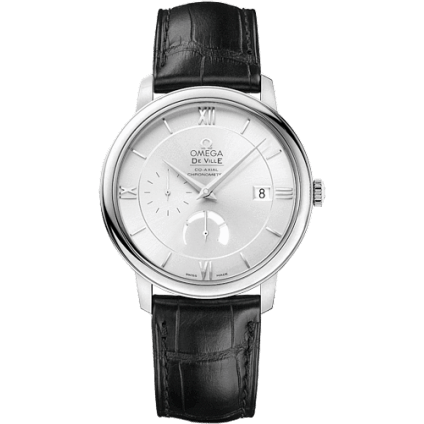De Ville Prestige Co-Axial 39.5 Power Reserve Stainless Steel / Silver