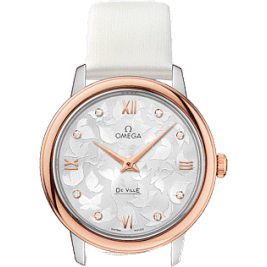 De Ville Prestige Quartz 32.7 Butterfly Stainless Steel / Red Gold / MOP