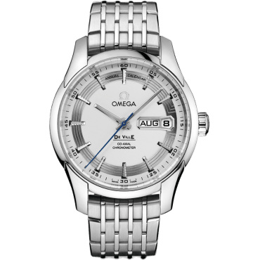 De Ville Hour Vision Co-Axial Annual Calendar Stainless Steel / Silver / Bracelet